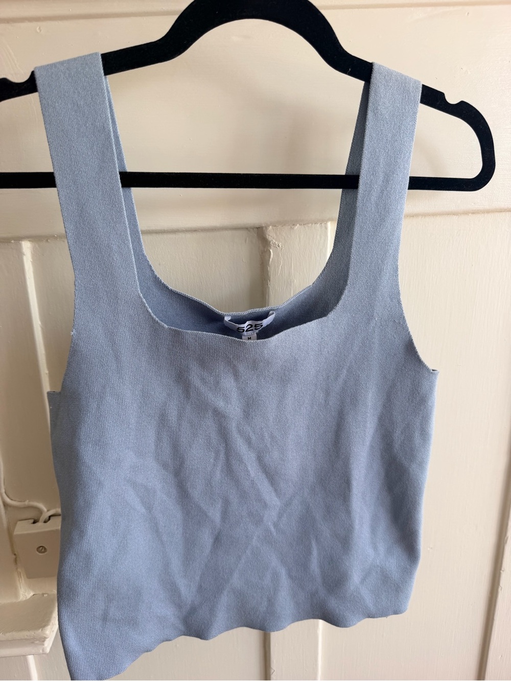 525 America Light Blue Knit Tank Top